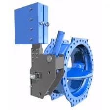 Гидравлический привод VAG HYsec DN 500 PN 10 с противовесом для поворотных затворов VAG EKN®
