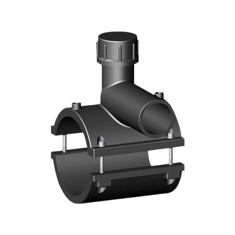 Электросварная седелка EuroStandart DN 75х50 мм SDR 11 с фрезой